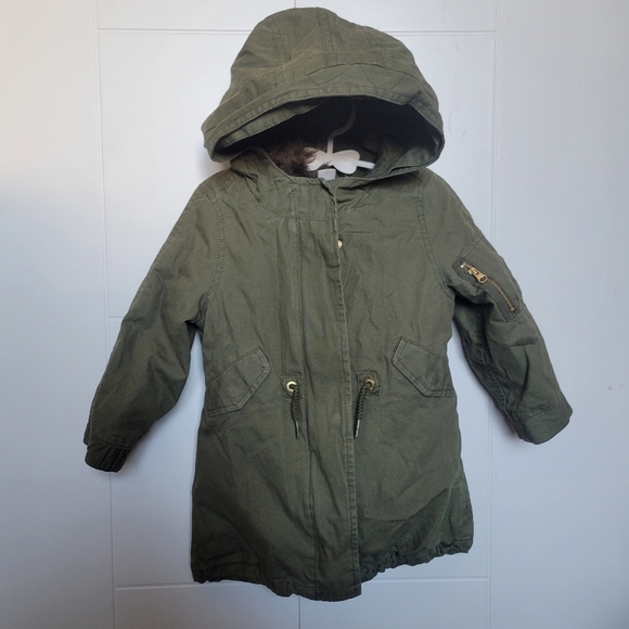 GAP | 2-in-1 Canvas & Fur Vest Jacket - Picture 1 of 2